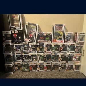 Funko Pop Marvel and DC Figure Set